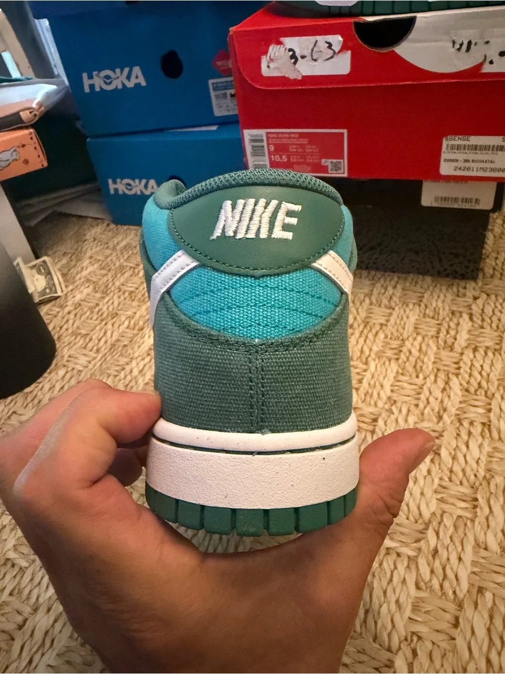 Nike Dunk Mid Bicoastal - Teal/White sz 9 mens new in box ( 2023 ) ..